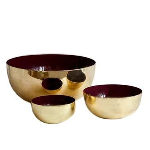 Juego de 3 fruteros de esmalte cromado respetuosos con el medio ambiente, venta al por mayor, diseño creativo para mesa de comedor, centro de mesa para fiestas de negocios - Product Image 5