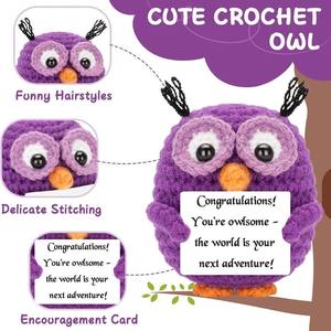 Muñeca de Ganchillo Morada Personalizable para Decoración Navideña, Venta Directa de Fábrica al por Mayor para Todos - Product Image 4