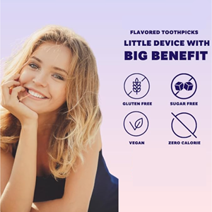 优质调味牙签 - 助助戒烟 - 无尼古丁 - 非转基因、犹太洁食、纯素、冬青 - Product Image 3