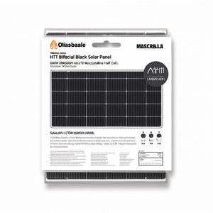 Panneau solaire bifacial noir HJT 600W-Xuri Solar XRM600W-60-210 monocristallin demi-cellule - Product Image 2