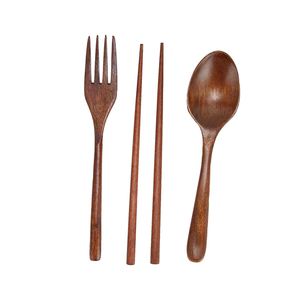 High End Luxury Wooden Box Packed 201 Stainless Steel Cutlery Set 84pcs Flatware Set As Gift for Friend Wedding - Product Image 6