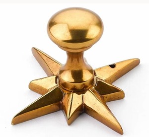 Magnifiques boutons de porte en métal avec finition dorée polie, adaptés aux styles architecturaux modernes et traditionnels - Product Image 4