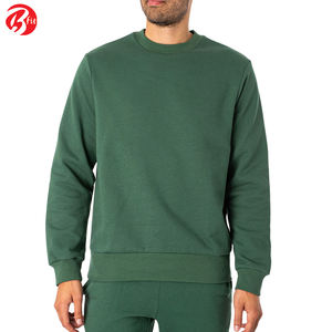 Custom Logo Heavyweight Cotton <b>Fleece</b> Sweatshirts for Plus Size <b>Men</b> High Quality Winter Wear - Product Image 2