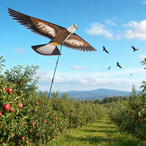 Épouvantail Aigle/Héron à Énergie Éolienne avec Perche Télescopique pour le Contrôle des <span class=keywords><strong>Oiseaux</strong></span> dans les Vergers, Jardins et Exploitations Agricoles - Product Image 4