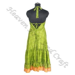 SD001 Saree / Sari / Shari indien et pakistanais vêtements de l'Inde Hippy Boho longue Unique Cool Maxi indien Vintage Sari robe - Product Image 2