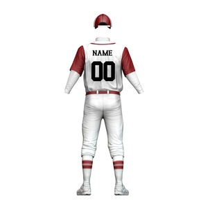 Uniforme de béisbol deportivo personalizado completo para la venta en línea Conjunto de uniforme de béisbol transpirable y cómodo de alta calidad - Product Image 3