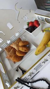 Bandeja especial de Ramadán con diseño elegante perfecta para Iftar Suhoor, dátiles para servir, dulces, frutas secas y exhibición de mesa festiva - Product Image 3