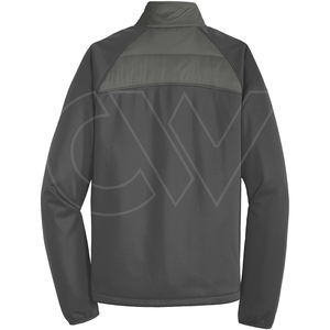 OEM personnalisé hommes décontracté fermeture éclair complète toile souple Bomber veste col montant collection hiver traitement fini - Product Image 6