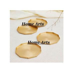 ถาดเสิร์ฟขนมหวานไม้และโลหะ รูปทรงตามสั่ง ภาชนะบนโต๊ะอาหาร ถาดเสิร์ฟชาและกาแฟ ราคาถูกที่สุด - Product Image 5