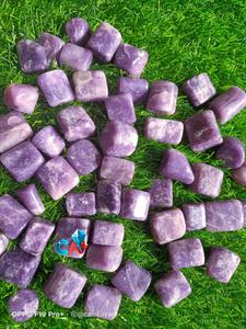 Pierre de dégringolade lépidolite sculptée de haute qualité artisanat en cristal de Style Feng Shui de l'Inde pour la décoration de la maison ou les cadeaux - Product Image 4