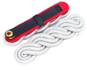 Hand Embroidered Shoulder Boards with Coated Finish New Metallic <b>Cord</b> Shoulder Board - Product Image 4