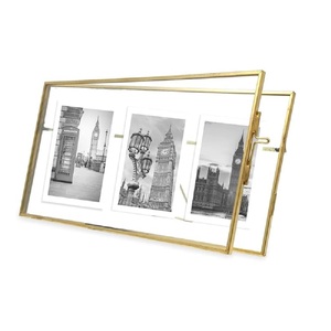 กรอบแก้วประดับโต๊ะแบบยาวทำจากทองเหลืองกรอบรูปทำจากวัสดุคุณภาพสูงกรอบขายดีมากสำหรับการส่งออก - Product Image 3