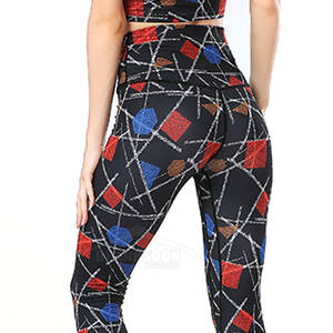 Offre Spéciale femmes grande taille sans couture Gym Yoga ensemble haut tendance entraînement actif vêtements de sport Sublimation Yoga haut et Legging - Product Image 6