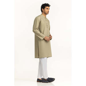 Traje Étnico Indio para Mujer, Corte Regular, KR-STY25-076, Estilo Básico, Moderno y Tradicional, de Algodón y Seda Pura, Estampado de Última Moda para Fiestas - Product Image 3