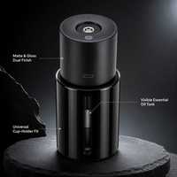 Diffuseur d'arômes pour voiture, ultrasonique, nano-brume, finition piano noir brillant, réservoir mat brillant, double finition, OEM ODM