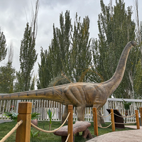 Modèle de dinosaure animatronique électrique grandeur nature avec construction métallique pour parcs à thème et centres commerciaux