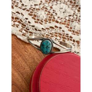 Dave Skeets Fashion <b>Cuff</b> <b>Bracelet</b> Handcrafted with Turquoise & Sterling <b>Silver</b> - Product Image 4
