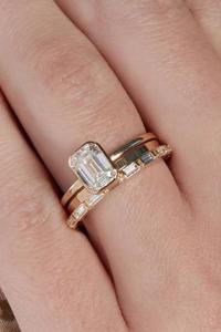 แหวนสแตนเลสชุบทอง24K ทำด้วยมือพร้อม CZ เรียบง่ายและเก๋ไก๋ดีไซน์แฟชั่นสไตล์คลาสสิกสำหรับอิสลาม - Product Image 2