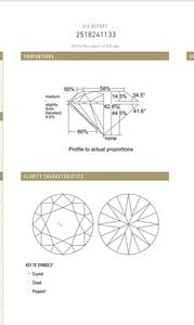 B2B D'Vins Bijoux GIA Certifié 1.02 CT Lâche Diamant Blanc Naturel rond E Couleur FL Pureté EX Coupe Polie - Product Image 4