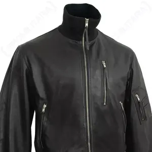 Veste en cuir de qualité supérieure Veste en cuir à la mode pour hommes Nouvelle veste en cuir élégante - Product Image 2