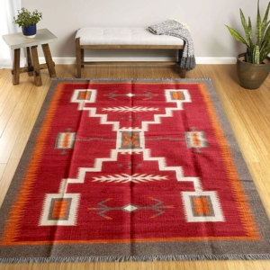 พรม100% ขนแกะ afghani kilim ทอมือพรมพื้นที่กำหนดขนาดเอง - Product Image 1