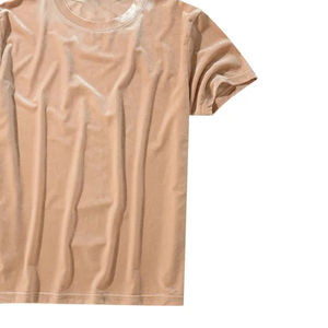 T-shirt en denim d'hiver brodé avec impression personnalisée, col rond, tissu respirant, manches longues, design unisexe, style streetwear - Product Image 2