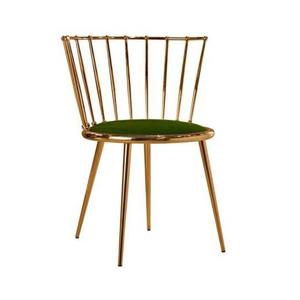 Chaise classique en métal vintage avec superbe finition antique, structure résistante à la corrosion et charme décoratif - Product Image 1