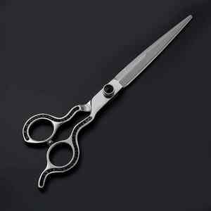 Ciseaux de toilettage pour animaux de compagnie à poignée fantaisie finition miroir à lame tranchante avec vis réglable cisailles de toilettage pour animaux de compagnie en acier inoxydable PAK Made - Product Image 2