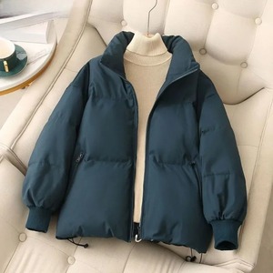 Veste matelassée en coton pour femmes à la mode Petite XL imprimé coupe ample court bombardier court épais polaire tissu coton rembourré manteau - Product Image 4