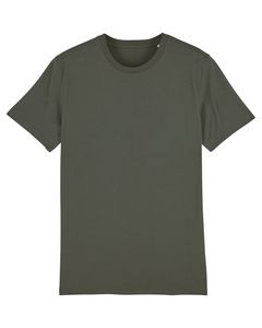 T-shirt en coton biologique 100% de style chaud pour hommes bleu foncé avec motif de lettre en polyester/coton à rayures rabattues - Product Image 6