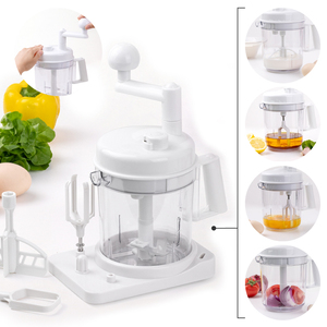 Multi-function Hand Operated Food <b>Chopper</b> Large Bowl Manual Mixer <b>Vegetable</b> Processor <b>for</b> Kitchen Prep and Baking - Product Image 6