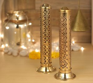 ที่วางธูปทองเหลืองแบบตั้ง agarbatti เชือกฝรั่งเศสดีไซน์แบบบ้านที่วางธูปหอม - Product Image 6