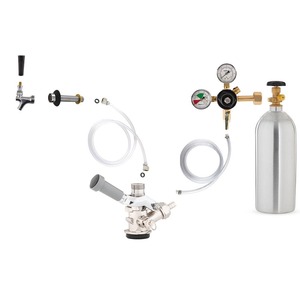 Régulateur de pression réglable pour fût de bière, régulateur de CO2 pour bière pressionnée, sortie cannelée CGA320 5/16 - Product Image 6