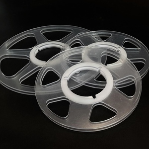 Bobina de Precisión Vacía de Policarbonato Transparente y Acrílico Blanco Personalizada para Filamento 3D, Cinta SMD y Enrollado de Cables - Product Image 5