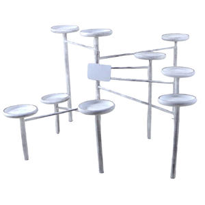 Lanterne en métal décorative pour la maison avec poignée lot de 3 lanternes blanches en PC de grande taille pour la décoration de mariage - Product Image 6