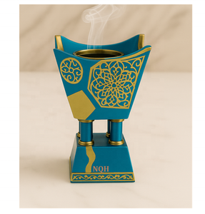 2026 Premium Acacia Wood Epoxy Resin <b>Bakhoor</b> Burner | Handcrafted Durable Aromatherapy Incense Diffuser | Luxury Modern <b>Oud</b> - Product Image 6