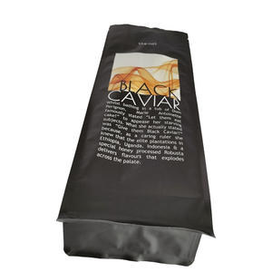 กําหนดเองพิมพ์ถุงซิปด้านล่างแบนย่อยสลายได้ทางชีวภาพถุงชากาแฟบรรจุภัณฑ์พร้อมวาล์ว - Product Image 6