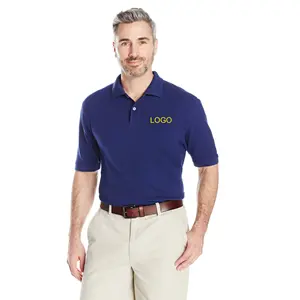 卸売高品質ホットセール吸湿発散性ソフト感ポロシャツカスタム刺繍ロゴゴルフシャツ衣類