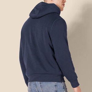 เสื้อฮู้ดผู้ชายแบบเรียบง่าย สีพื้น สำหรับใส่ลำลองและกิจกรรมกลางแจ้ง ผลิตโดยผู้ผลิตมืออาชีพ ราคาสมเหตุสมผล เสื้อฮู้ดผู้ชายสไตล์สตรีทแวร์ - Product Image 3