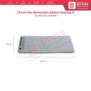 BDP1359 Cubierta de Rodillo para Portavasos de Consola Central Gris para Passat B8 3G Magotan B8L Arteon CC 3G086253 - Product Image 5