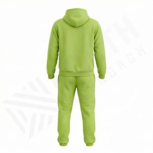 Ensemble de sweat-shirts pour hommes, couleur unie, sweat-shirt personnalisé, pantalon en molleton, survêtement décontracté, logo personnalisé, vêtements de sport, de gym et de fitness - Product Image 2