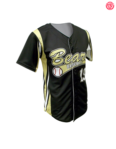 Camisetas de Béisbol Personalizadas al por Mayor, Diseño Clásico en Negro, Verde y Azul, Sublimación con su Logotipo, Transpirables, 100% Poliéster - Product Image 3