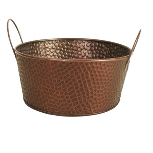 Top Arrivée Antique Cuivre Seau À Glace Fabriqué À La Main En Métal Refroidisseur avec Qualité Supérieure Taille Régulière pour Vin Bière pour Bar Parties - Product Image 3