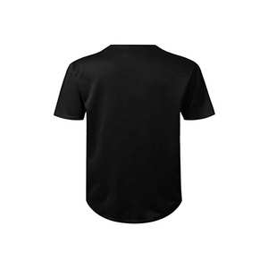 Chemises de baseball en polyester pour enfants personnalisées par sublimation, lettres brodées, flanelle 100% coton, maillot de baseball vintage pour hommes - Product Image 2