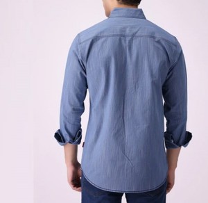 Camisa abotonada para hombre hecha a medida, ropa informal personalizada cosida, antiarrugas, transpirable, cómoda camisa abotonada para hombre - Product Image 4