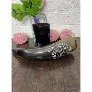 Taza Grande de Cuerno de Búfalo Duradera de Alta Calidad con Diseño Personalizado - Rústica Única para Coleccionistas o Uso Diario - Product Image 6