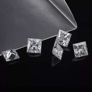 3CT Exclusive CVD Lab Grown Princess Cut Diamond Pendant VVS2 Clarity D Color IGI Certified Anniversary Loose Diamonds - Product Image 3