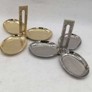 Juego de cuencos modernos para cocina, vajilla de aluminio con acabado plateado, tazón redondo para casa y Hotel, 3 piezas - Product Image 3