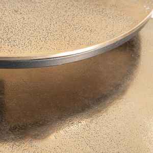 ฐานเหล็กโลหะพร้อมท็อปโต๊ะข้างคาเฟ่โต๊ะข้างสำหรับตกแต่งบ้านและเฟอร์นิเจอร์โต๊ะกาแฟสีดำเคลือบผงที่เป็นเอกลักษณ์ - Product Image 2