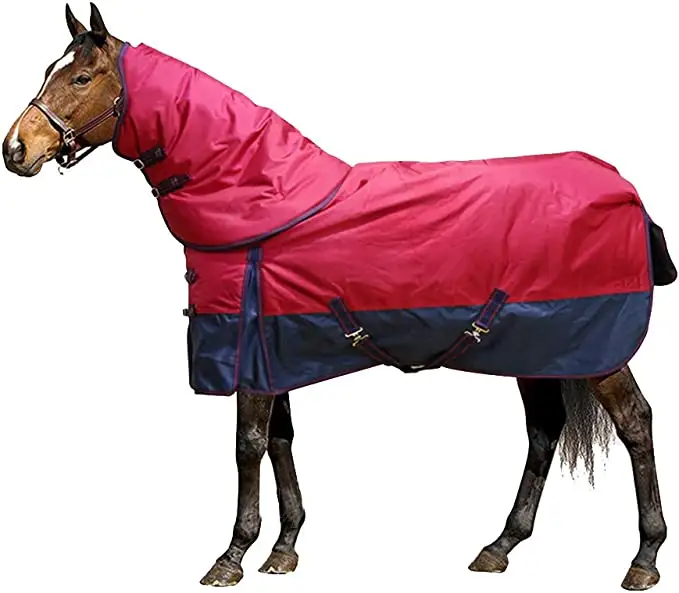 Winter Paard Deken Met Afneembare Kraag 2520d Waterdichte En Ademende Oxford Doek